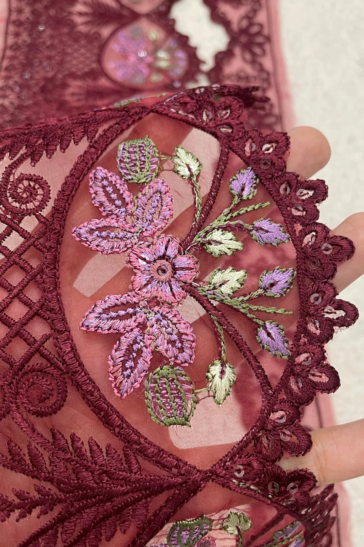 Maroon Borders Set.
