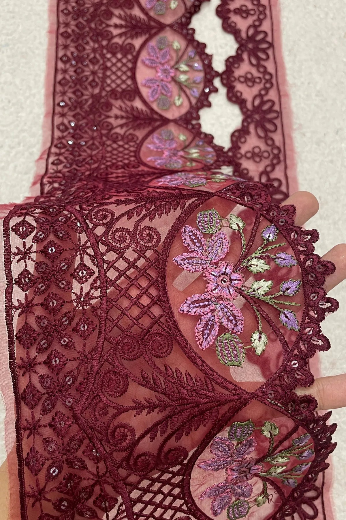 Maroon Borders Set.