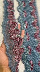 MariaB Floral zinc 29 Inches Both Borders