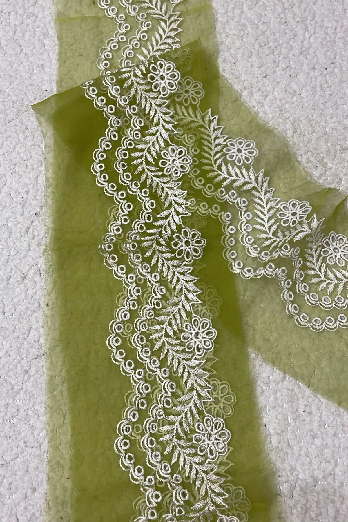 MushQ Citron Chikankari 35 Inches