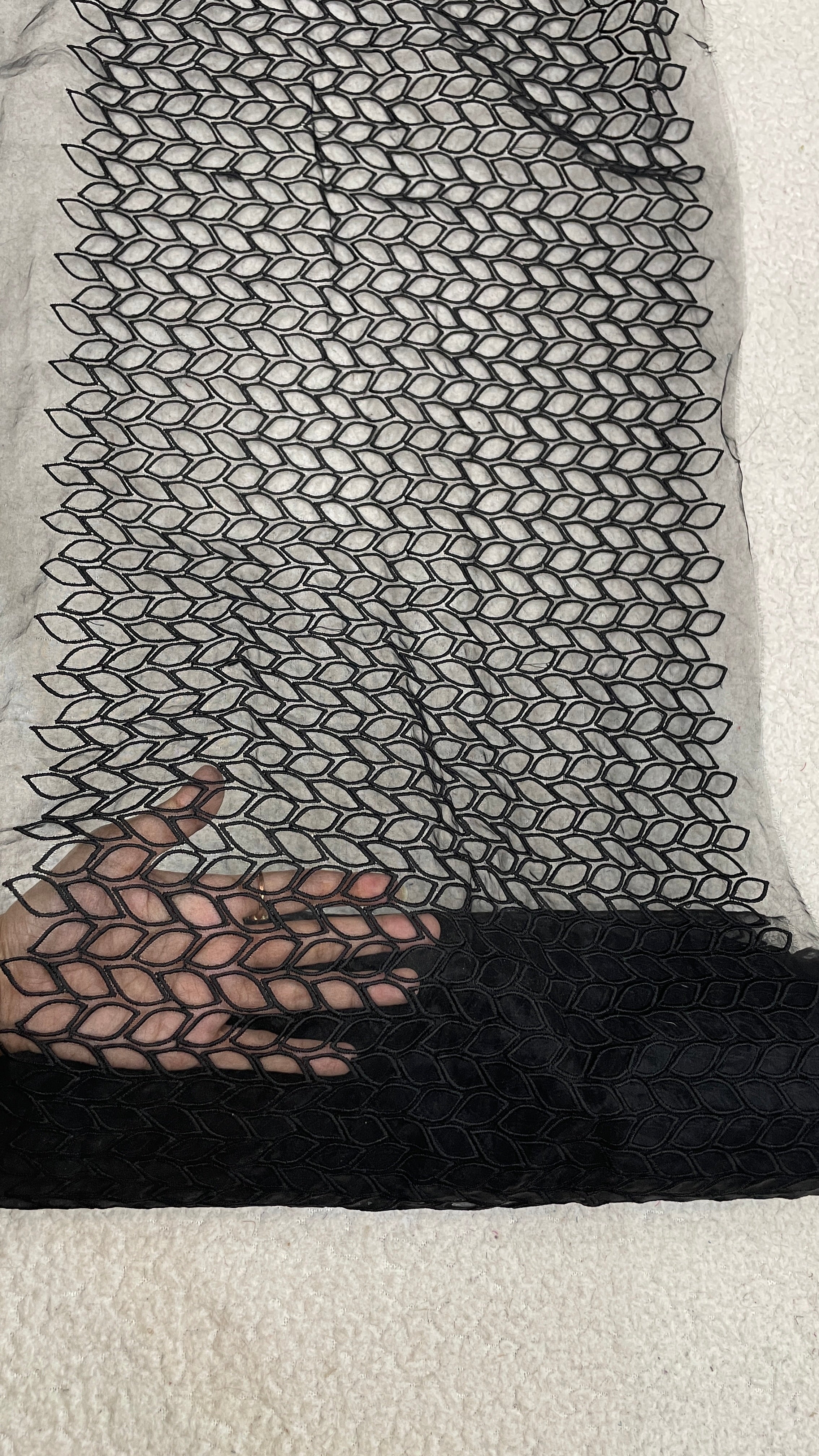Jet Black Wide Yard Border