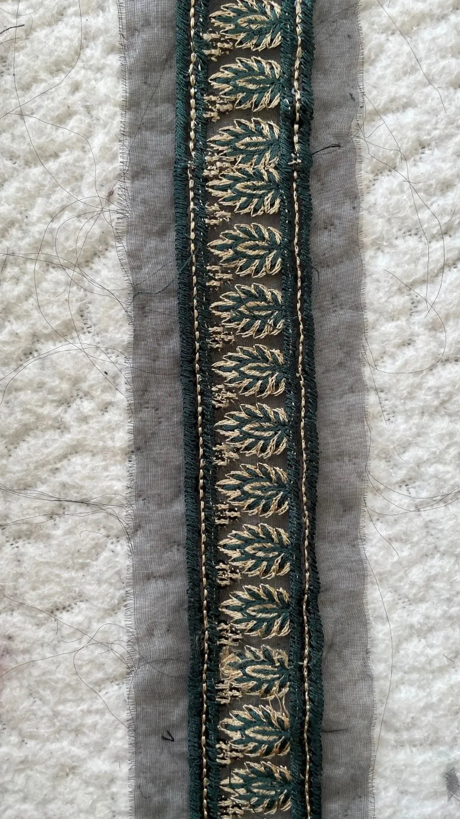 Sapphire Mehendi  Yard Border with Sequin