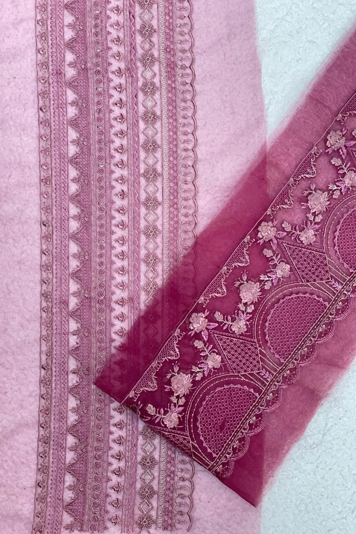 Pink Purple mix Borders
