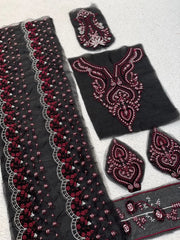 Crimson Black and Maroon Luxe Set