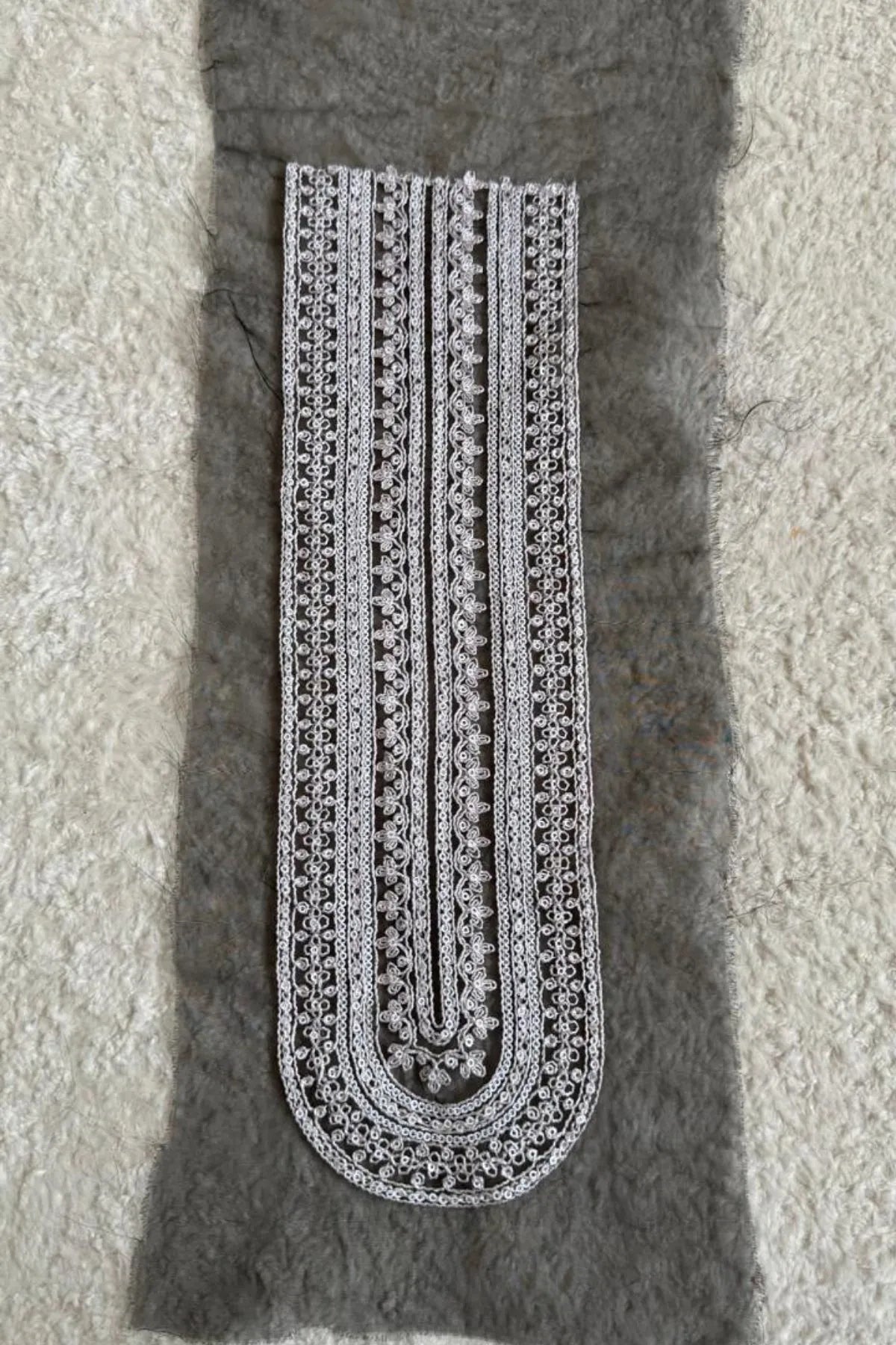 Black and White Neckline