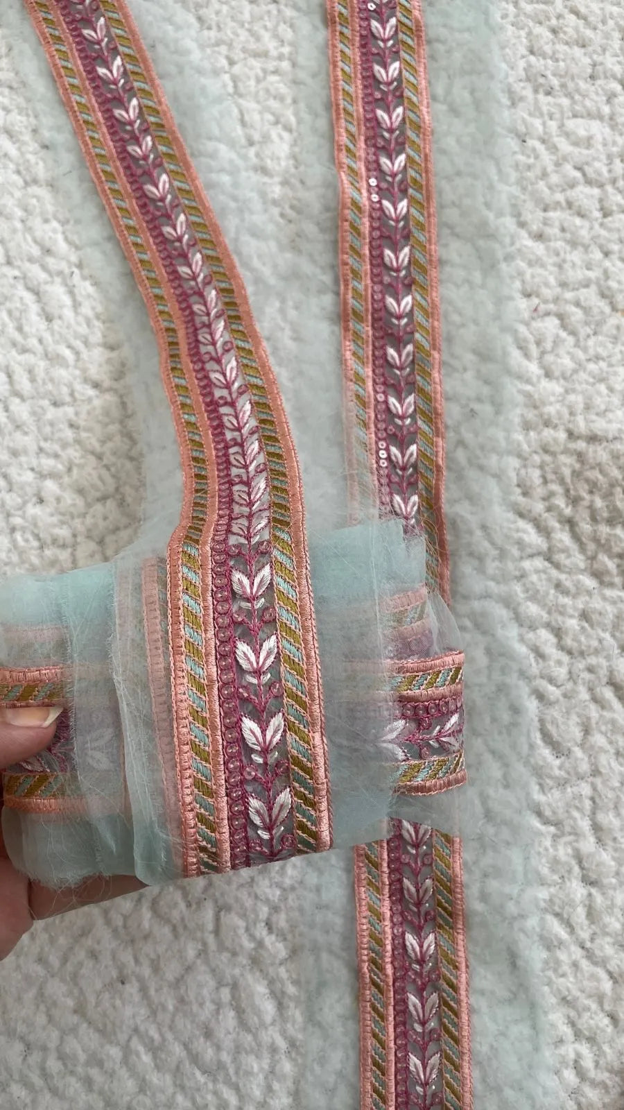 Pastel & Shades 1.5 Yard Sequin Border