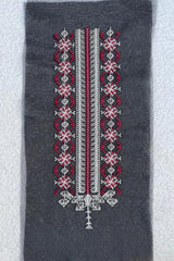 Kashmiri Black & Pink Neckline
