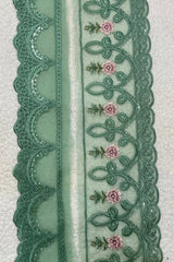 Sapphire Pink Green Yard Border