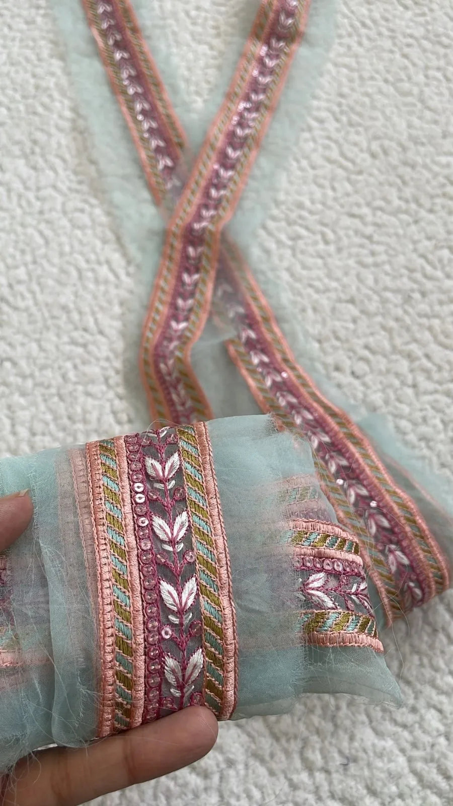 Pastel & Shades 1.5 Yard Sequin Border