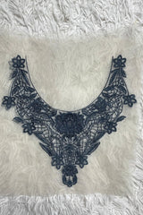Grey Charcoal Neckline