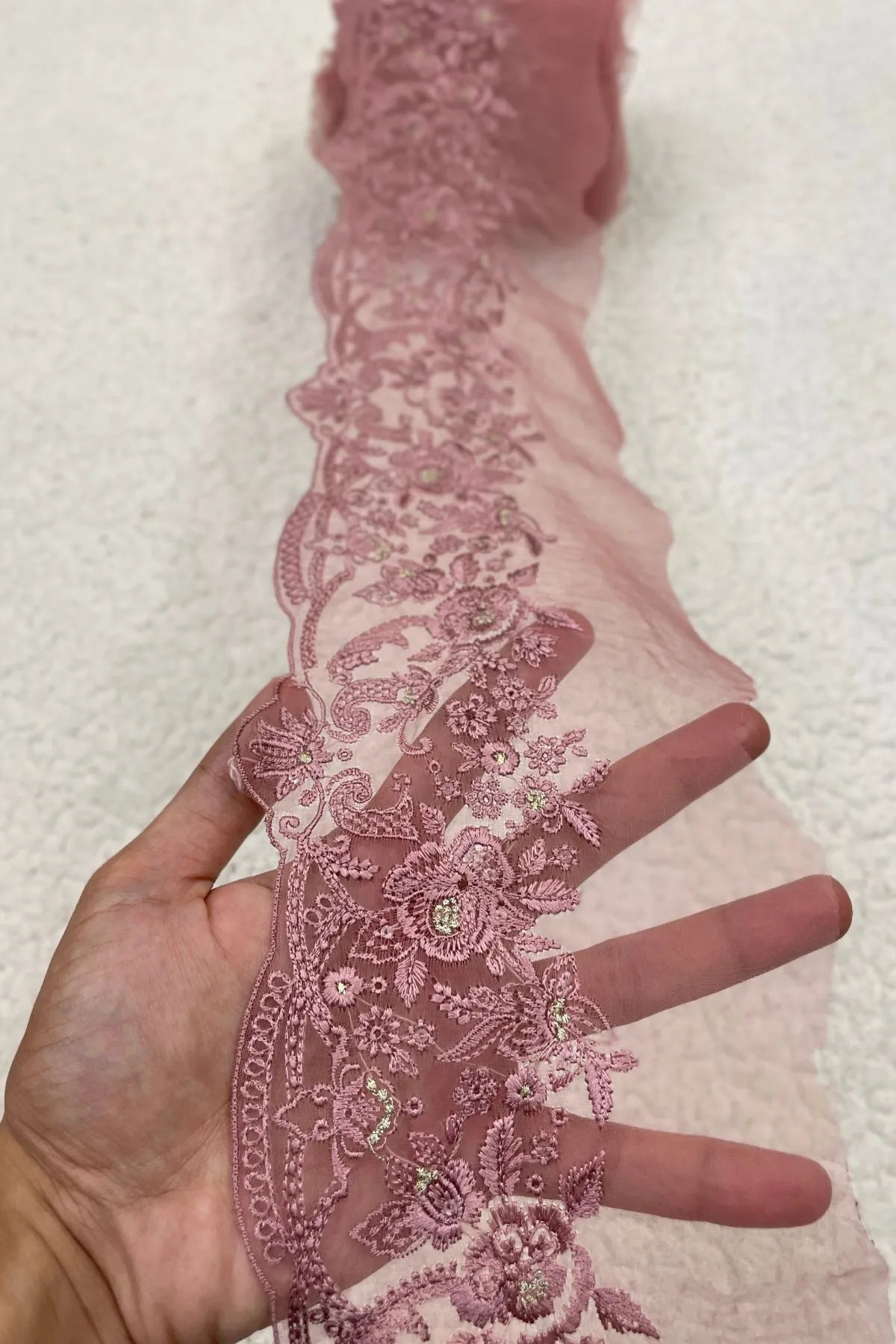 Maria B. Light Pink Border