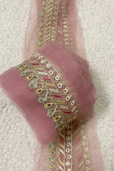MaryumNMaria Pink Chikankari Yard Line