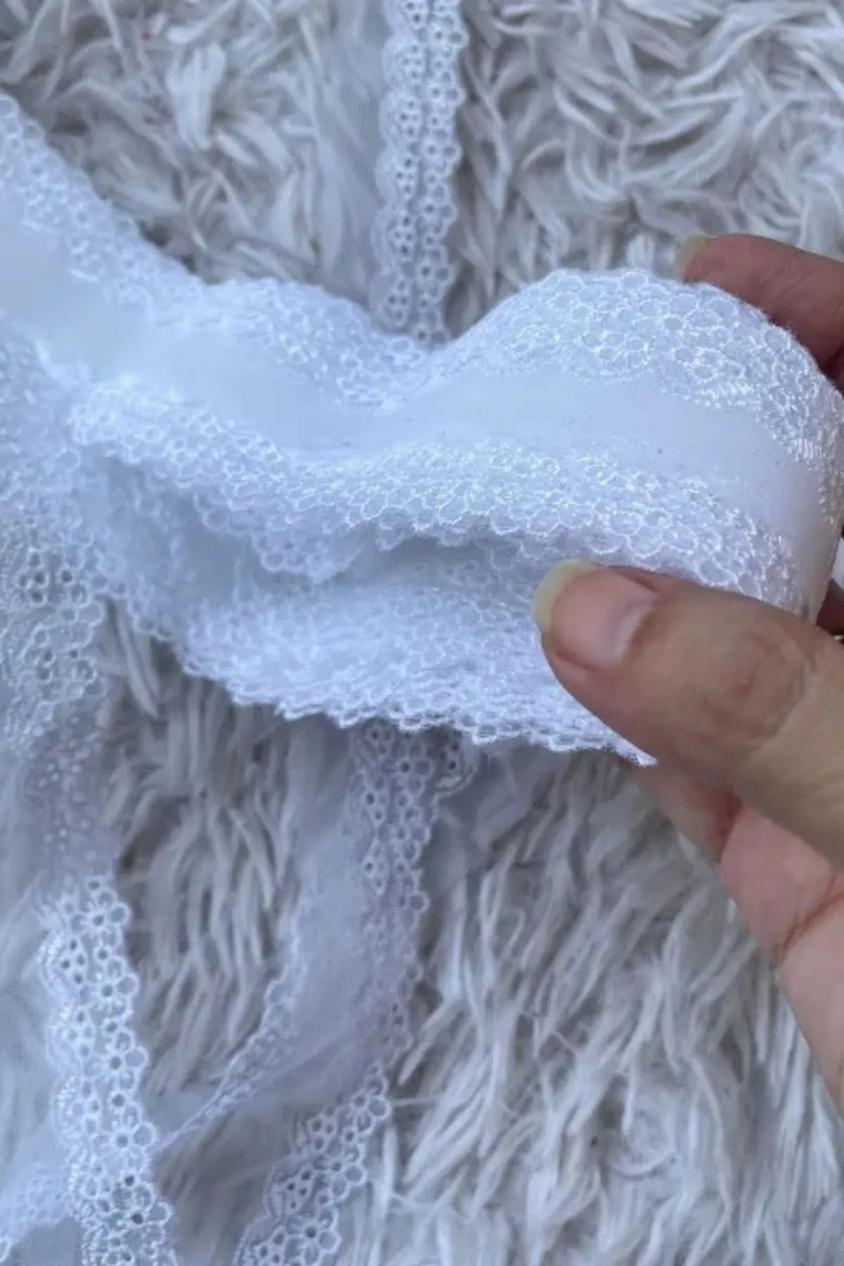 Korean White Lace