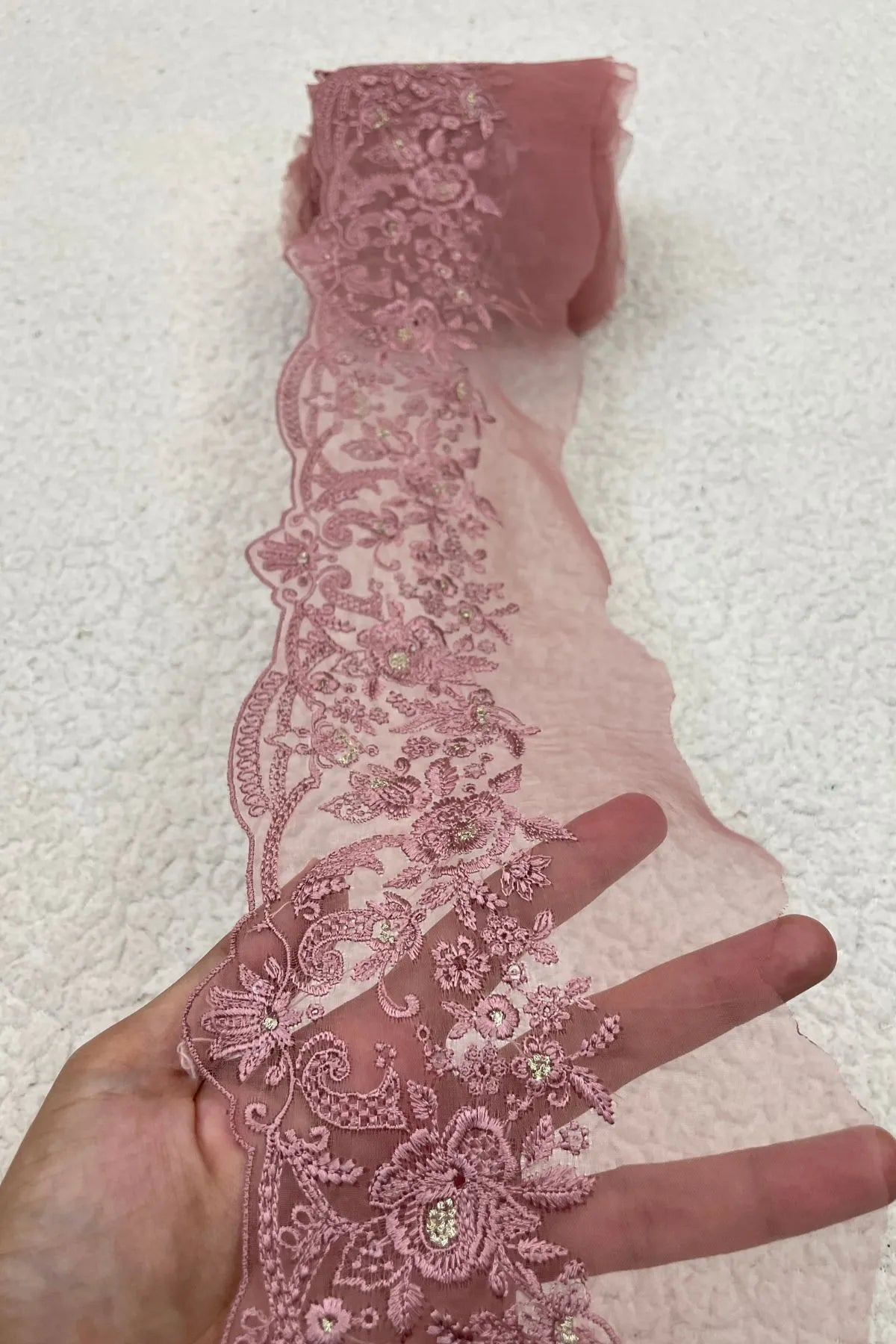Maria B. Light Pink Border
