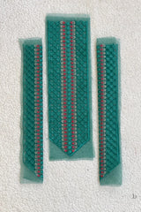 Ferozi and Pink Neckline