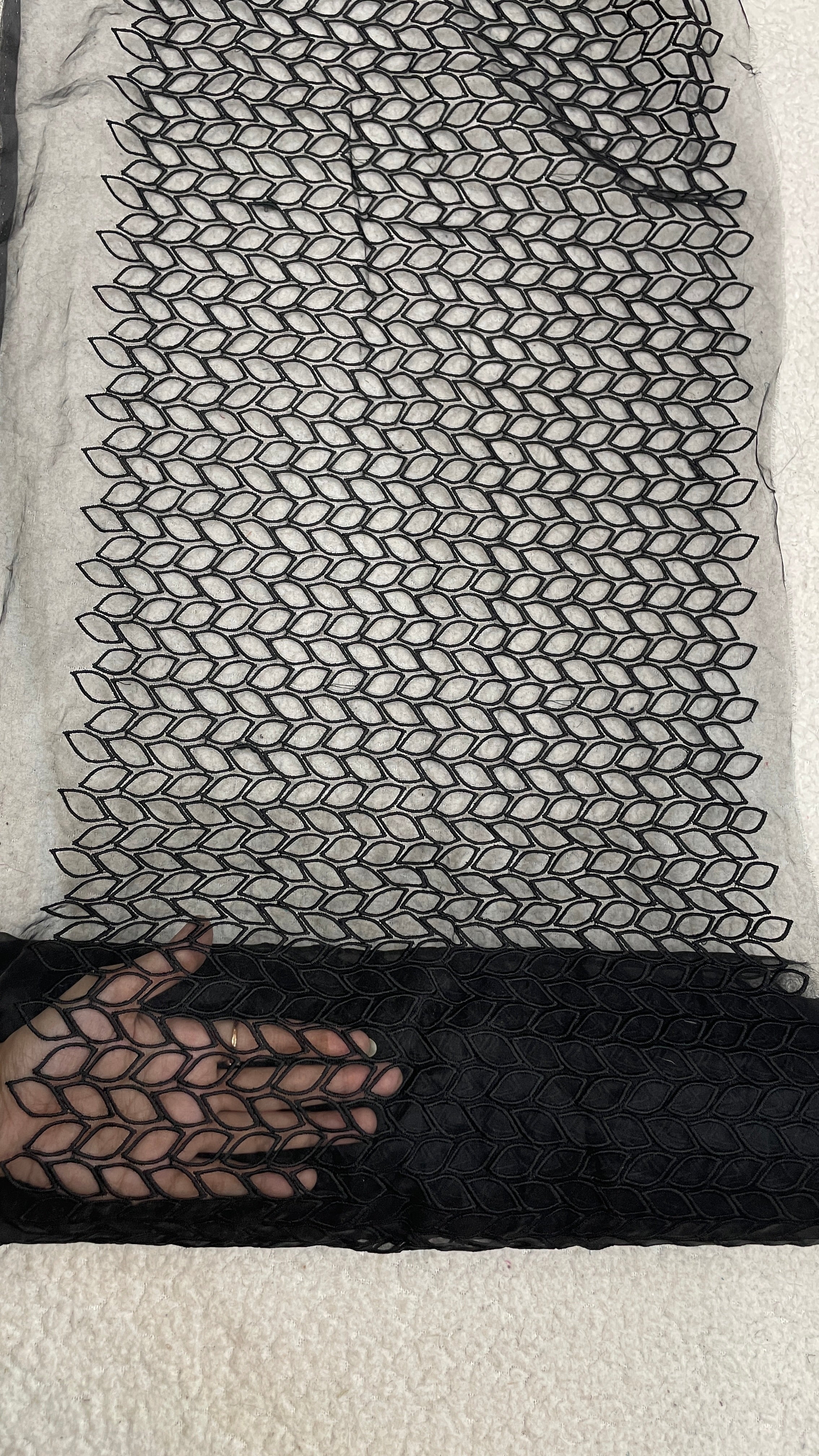 Jet Black Wide Yard Border