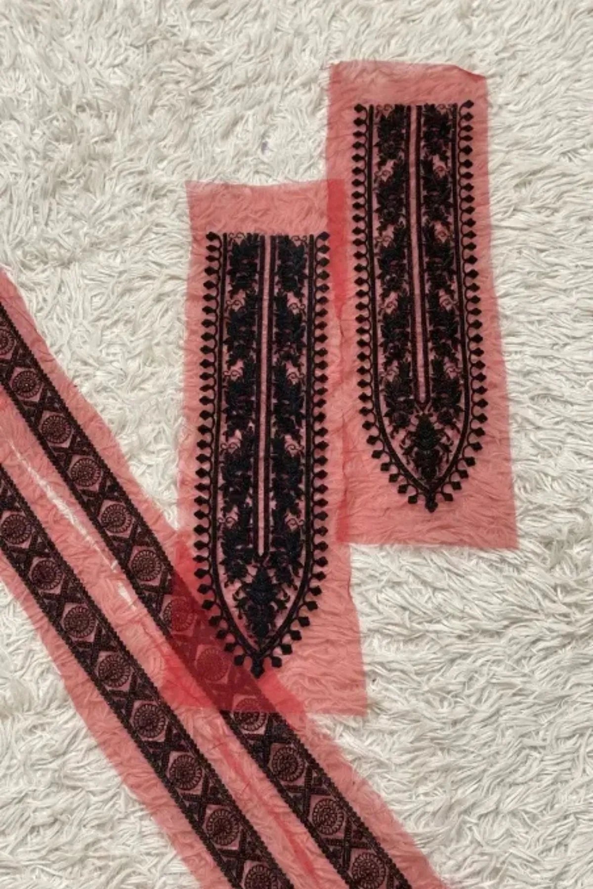 Red and Black Nylon Set