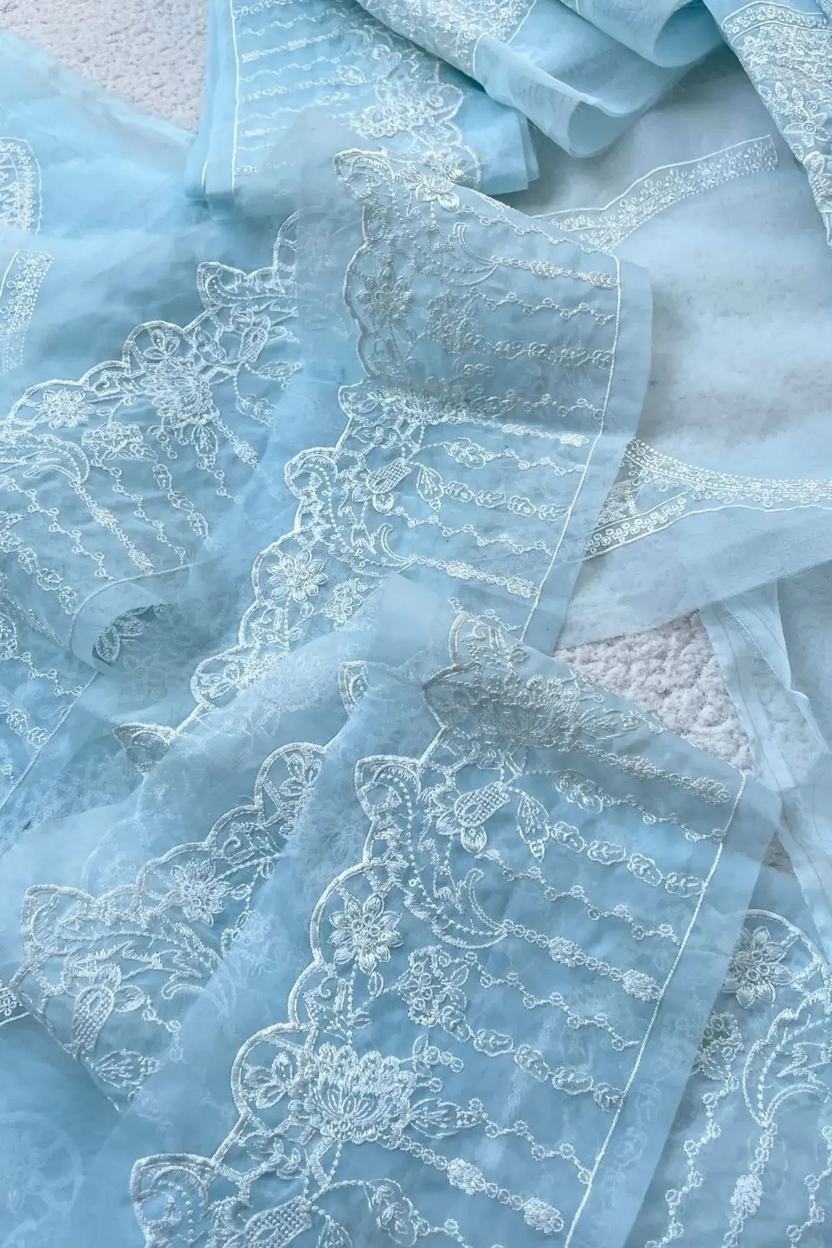 Aqua 40 Inches Hemline