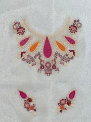 Multi Color Neckline+Pair of Bunches.