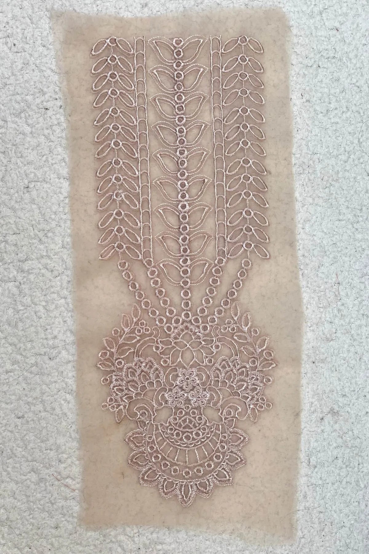 Grullo Chikankari Neckline