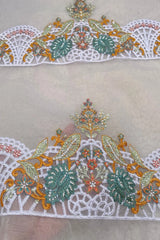 Pair of Sleeves Border Grey