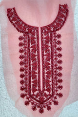Sapphire Maroon Neckline
