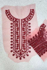 Sapphire Maroon Neckline
