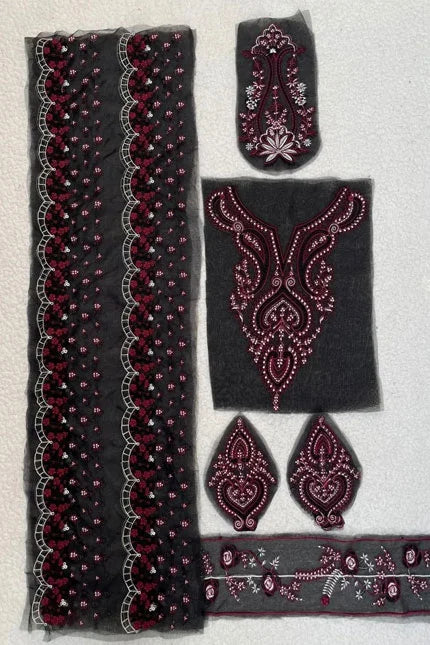 Crimson Black and Maroon Luxe Set