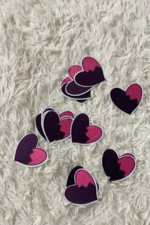 Dual Shade Heart (Pack of 9)