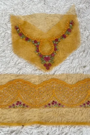 Maria B. Mustard Floral Set