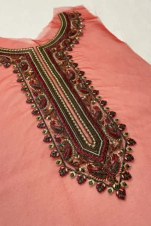 Sapphire Multi Orange neckline