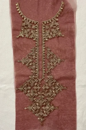 Sapphire Tilla and thread neckline