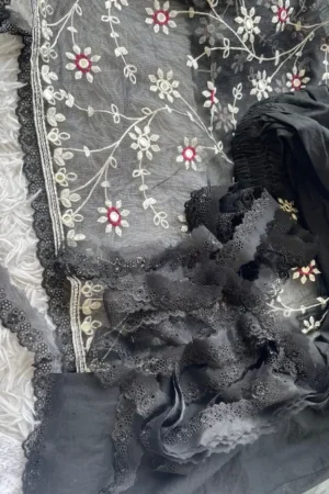 3D 34 inches Jet Black Lace