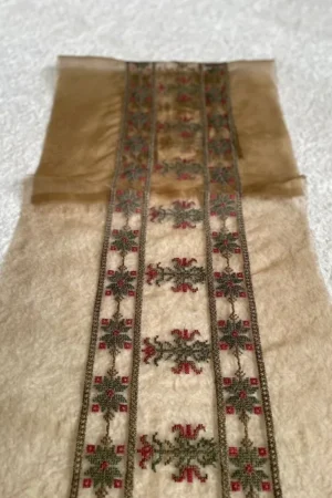 Sapphire Dirt Brown CrossStitch Border