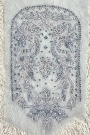 Sapphire Backside Large Motif (Aqua)