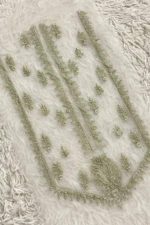 Sapphire Golden Tilla Neckline