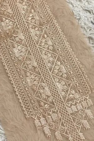 Sapphire Skin Colored Long Neckline