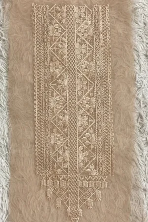 Sapphire Skin Colored Long Neckline