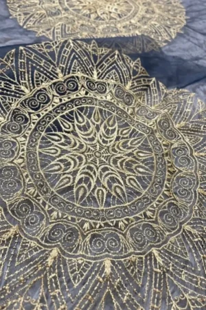 Nishat Black Pair of Motifs