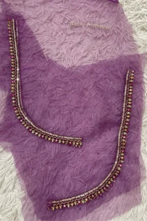 CrossStitch Purple Back Armhole