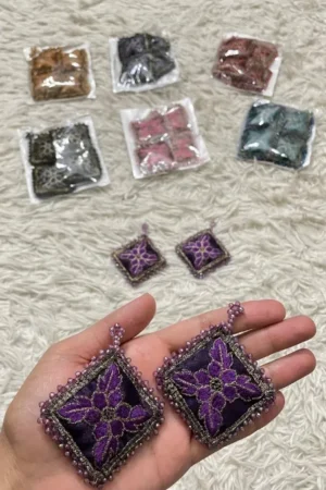 Purple Pair of Tassels