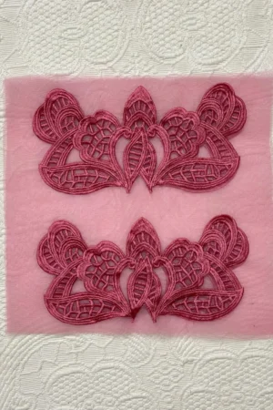 Sapphire Pink Pair of Motifs