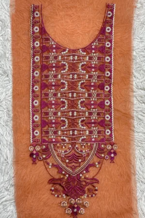 Sapphire Orange Neckline