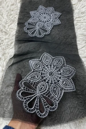 Sapphire Light Grey Pair of Motifs