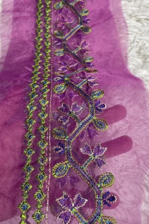 Purple Green Hemline