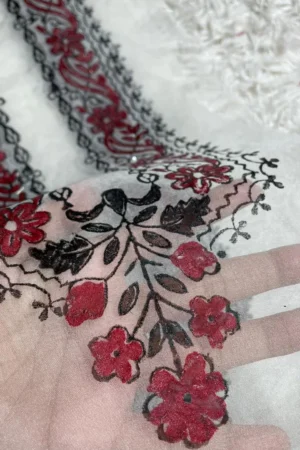 Block Print Neckline (Hussain Rehar)