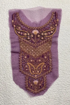 Sapphire Purple Neckline