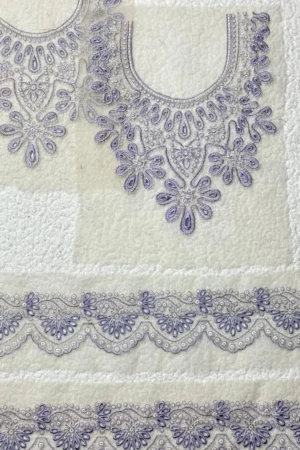 Sapphire Semi Formal Set (Neckline + 2 yards border)