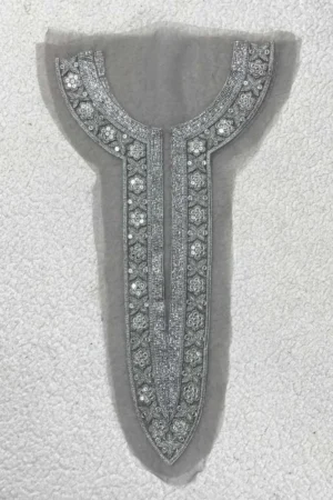 Maria B. Silver Neckline