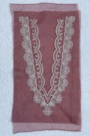 Sapphire Deep Maroon Neckline